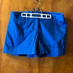 Cobalt blue dress shorts